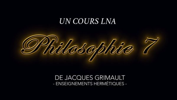 Philosophie | Cours 7