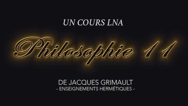 Philosophie | Cours 11