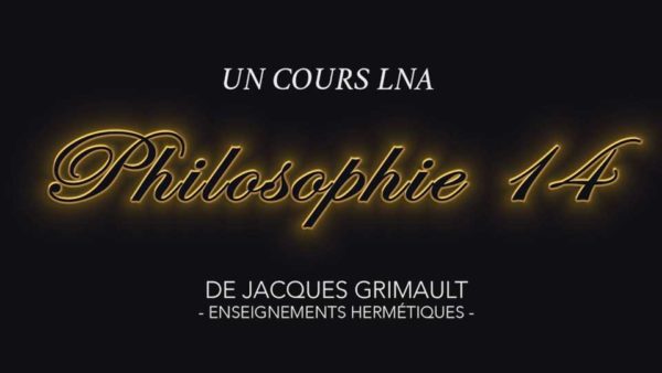 Philosophie | Cours 14