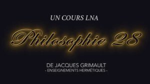 Philosophie | Cours 28