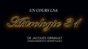 Astrologie | Cours 31