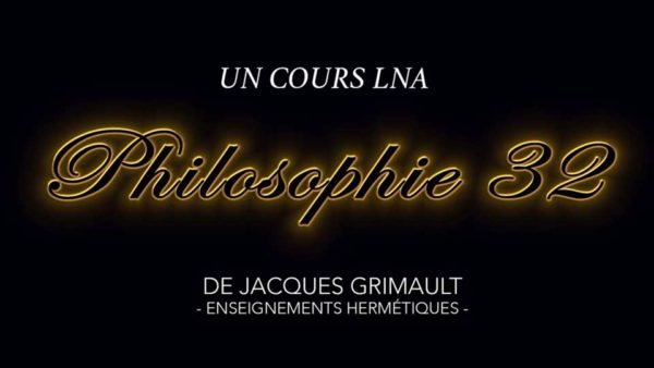 Philosophie | Cours 32