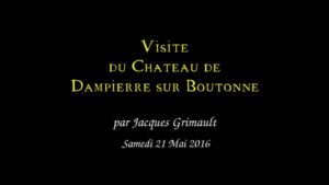 Visite sur site, une demeure philosophale : Dampierre sur Boutonne