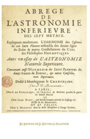 Abrégé de l'astronomie inférieure des sept métaux, 1645
